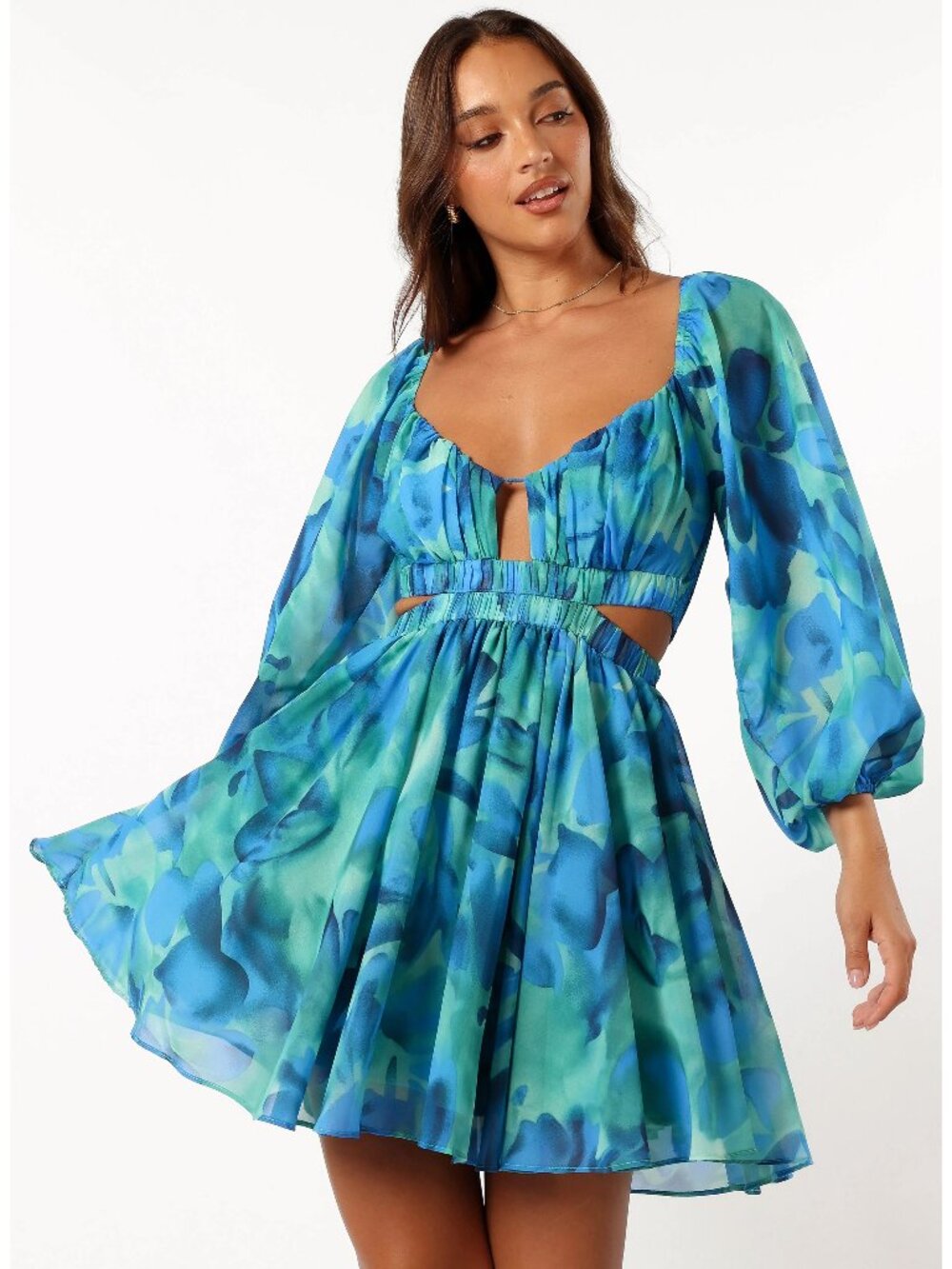Katniss Cutout Long Sleeve Dress